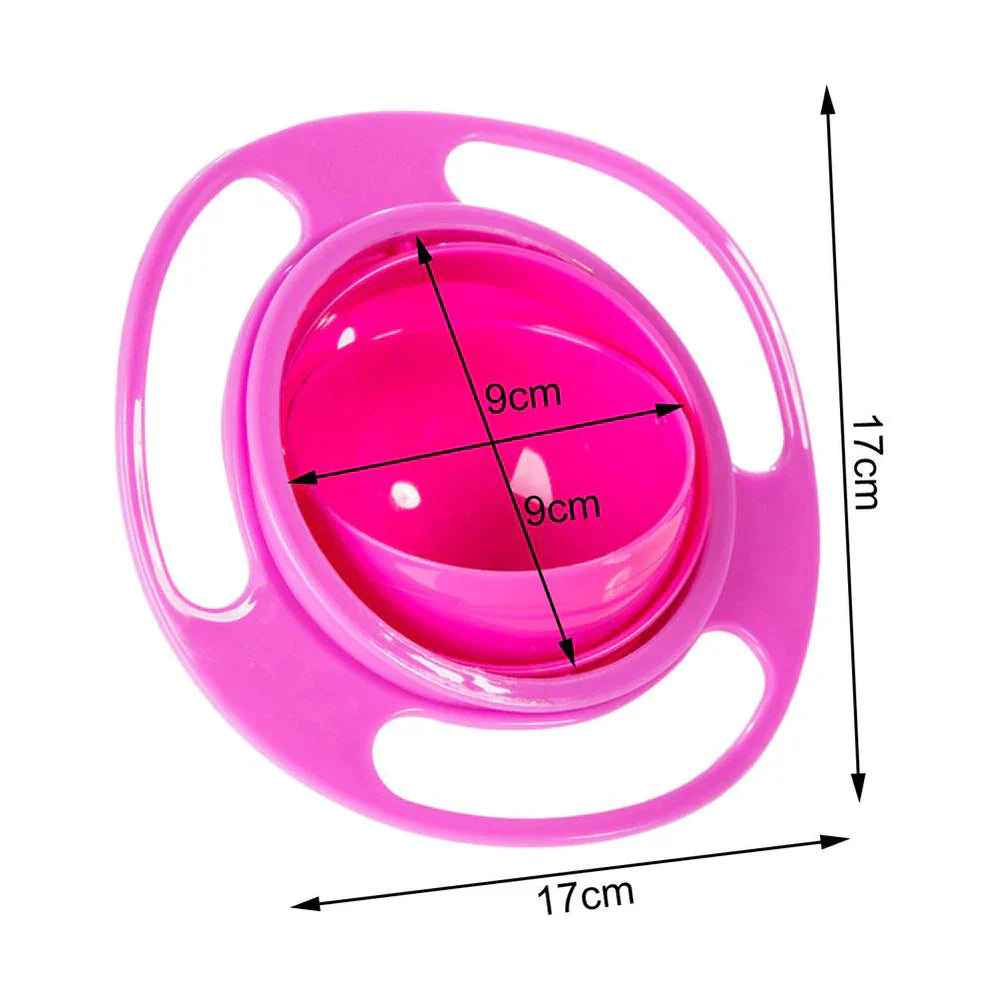 1+1 GRATIS | OrbitBowl™ SpinGuard – Auslaufsichere Baby- & Kinder-Schüssel mit 360°-Gyro-Design