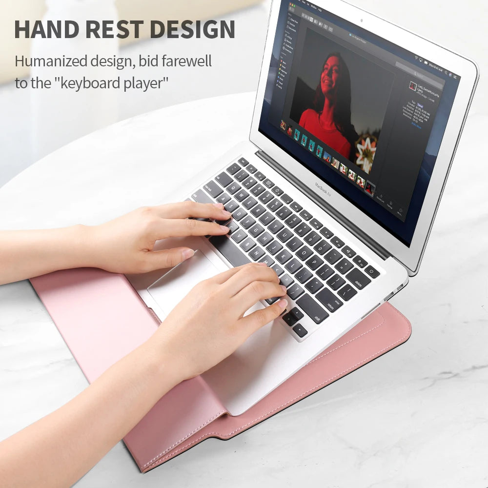 FoldEase™ Laptop-Hülle mit integriertem Stand – Schutz & Ergonomie in einem | Nur Heute 50% RABATT