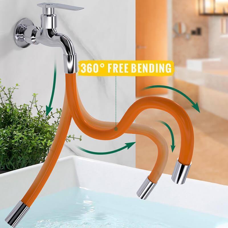 1+1 GRATIS | FlowSpin™ Wasserhahn-Aufsatz mit 1080°-Doppelgelenk