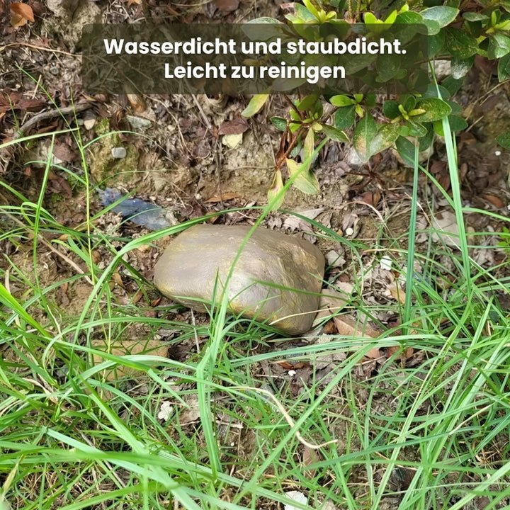 StoneGuard Vault™ Tarnierte Outdoor-Versteckbox für Schlüssel & Bargeld