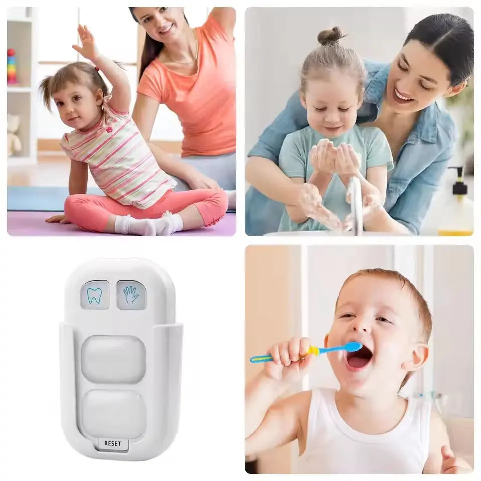 CleanBuddy™ GlowTimer – Interaktiver LED-Hygiene-Timer für Kinder