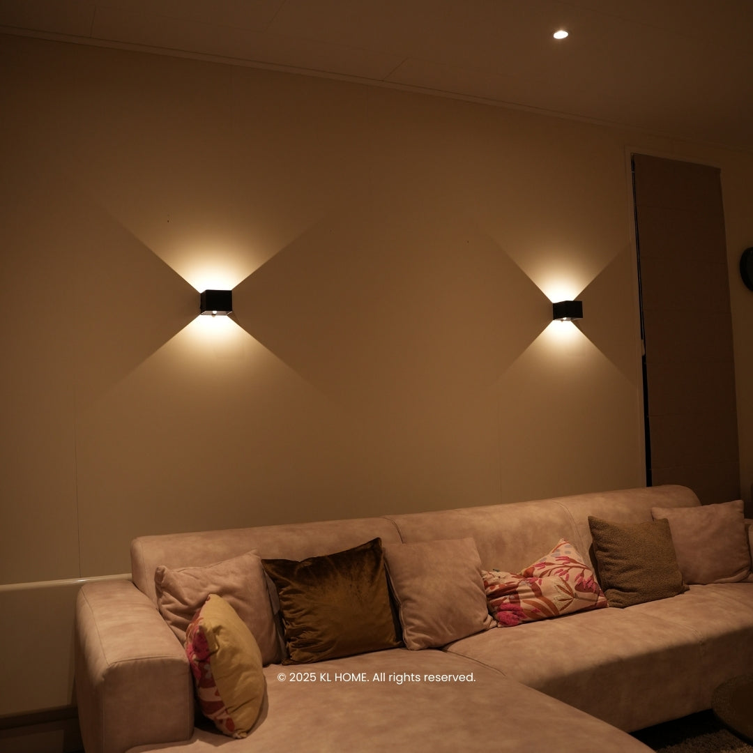 LUXORA™ MotionCube Pro – Kabellose LED Wandleuchte mit Bewegungssensor