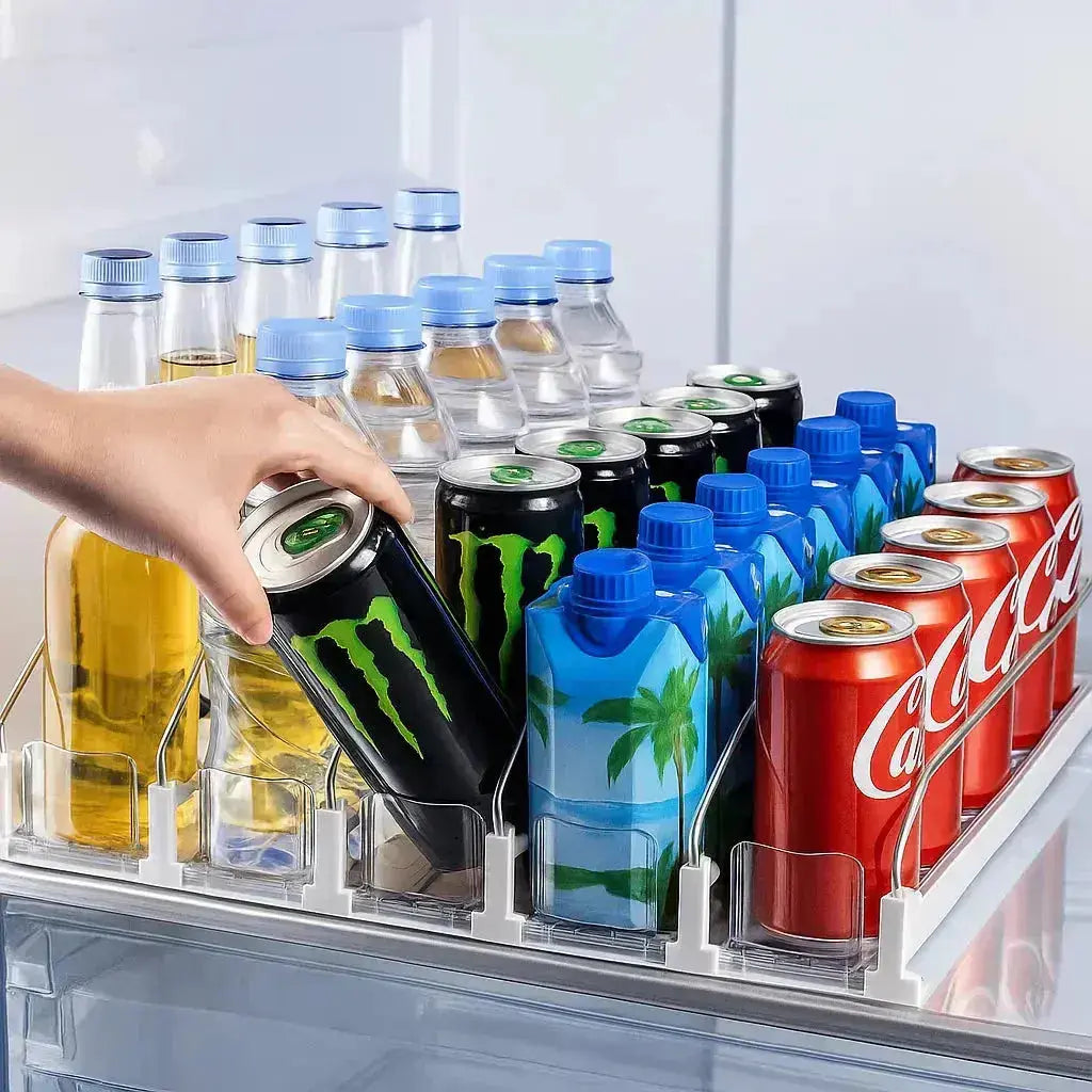 BottleFlow™ – Der automatische Getränke-Organizer für sofortige Ordnung & maximale Übersicht