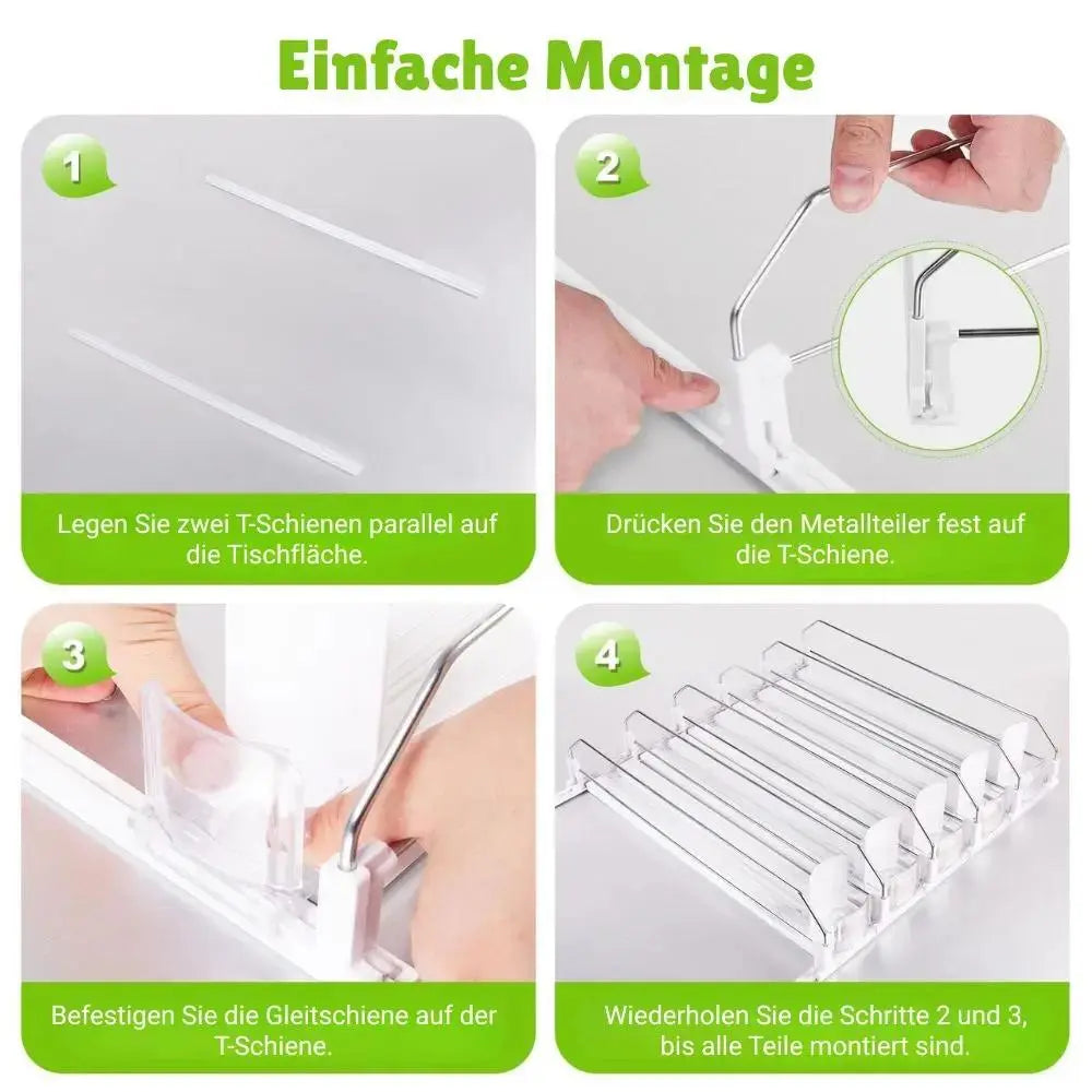 BottleFlow™ – Der automatische Getränke-Organizer für sofortige Ordnung & maximale Übersicht