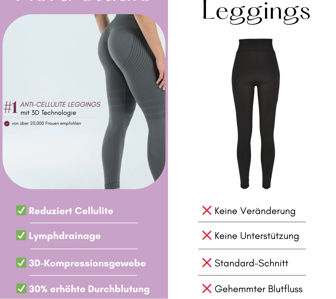 LumiForm™ SculptLeggings – 3D-Kompression für straffe Beine & eine feminine Silhouette