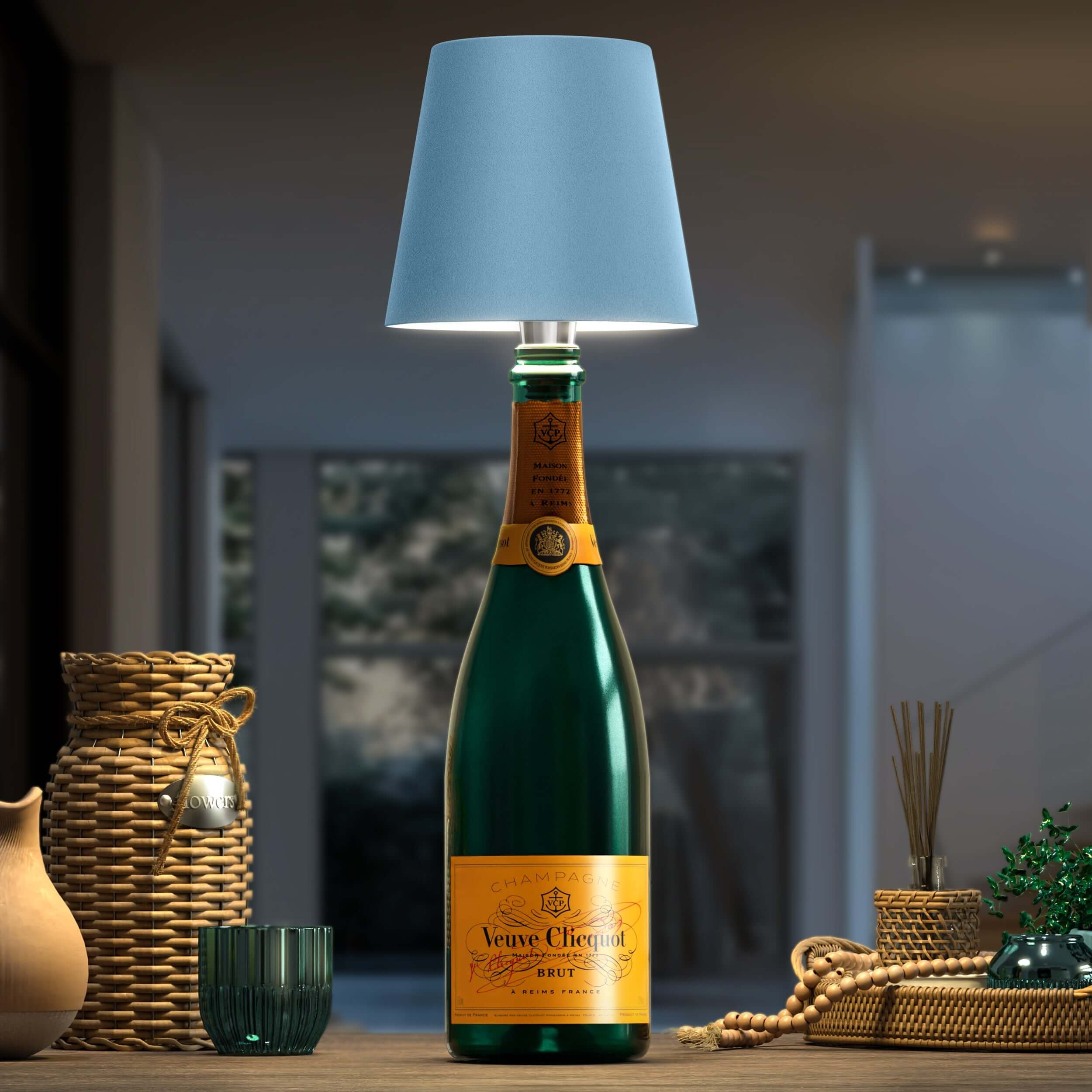 BottleGlow Luxe™ – Die kabellose Flaschenlampe für warme, stimmungsvolle Lichtmomente | 1+1 GRATIS