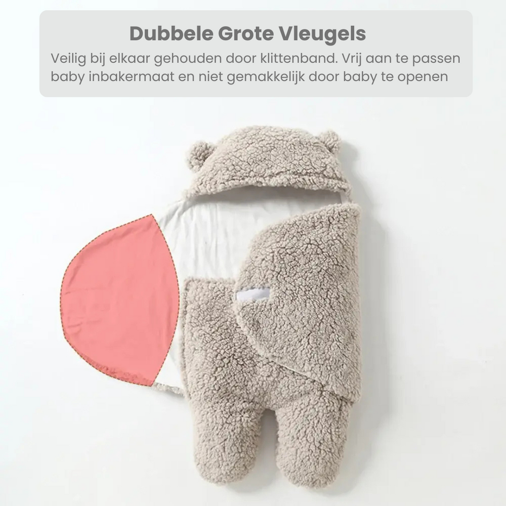 CUDDLECUB™ CozyWrap – Weiche Baby-Wickeldecke für Geborgenheit & Wärme [50% Rabatt]
