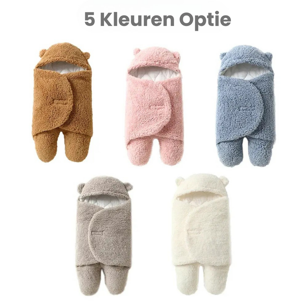 CUDDLECUB™ CozyWrap – Weiche Baby-Wickeldecke für Geborgenheit & Wärme [50% Rabatt]