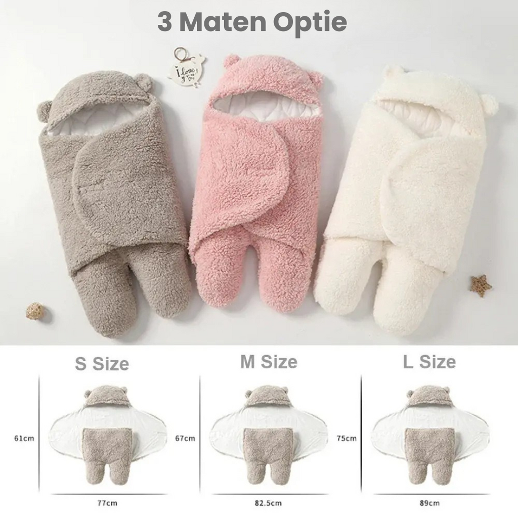 CUDDLECUB™ CozyWrap – Weiche Baby-Wickeldecke für Geborgenheit & Wärme [50% Rabatt]