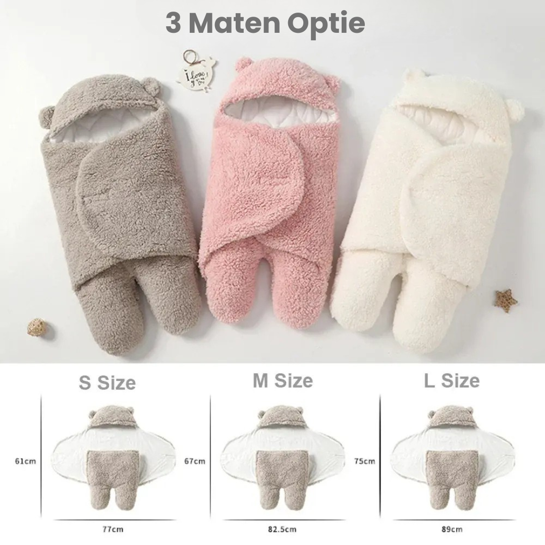 CUDDLECUB™ CozyWrap – Weiche Baby-Wickeldecke für Geborgenheit & Wärme [50% Rabatt]