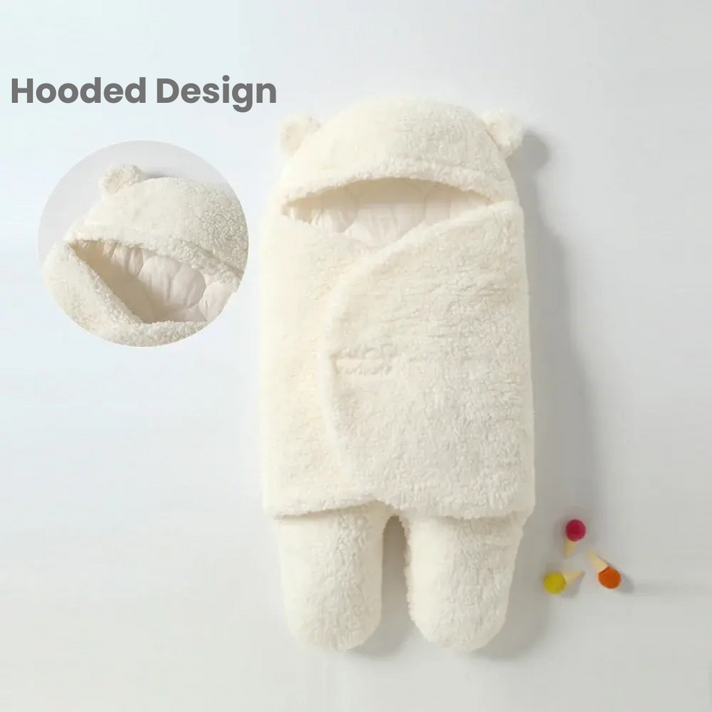 CUDDLECUB™ CozyWrap – Weiche Baby-Wickeldecke für Geborgenheit & Wärme [50% Rabatt]