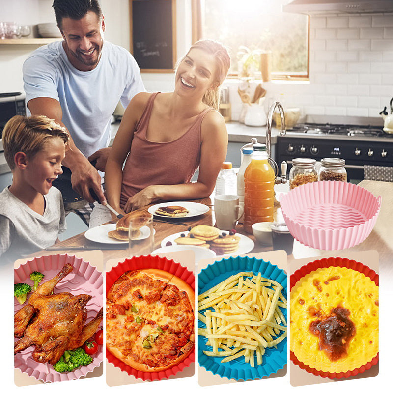 AeroFry™ – Silikon-Luftfritierschale für einfaches, sauberes & gesundes Frittieren [1 + 1 Gratis]