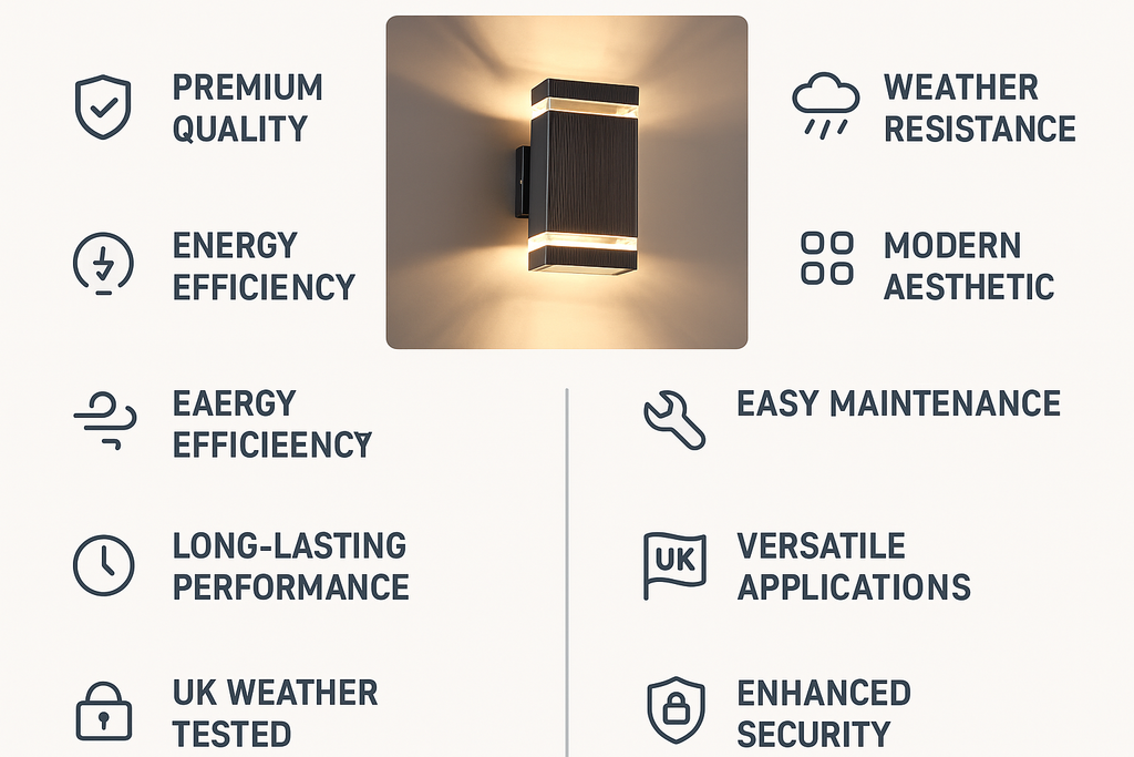 LumoBeam UpDown™ – Moderne Außenbeleuchtung mit stilvollem Architektur-Lichteffekt