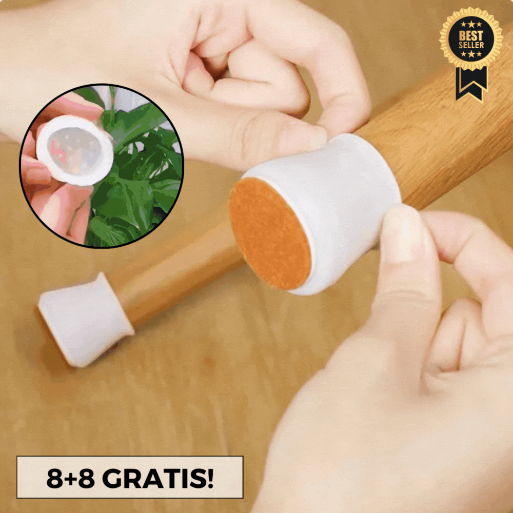 FloorGuard - Silikonabdeckung für Möbelbeine | 8+8 GRATIS
