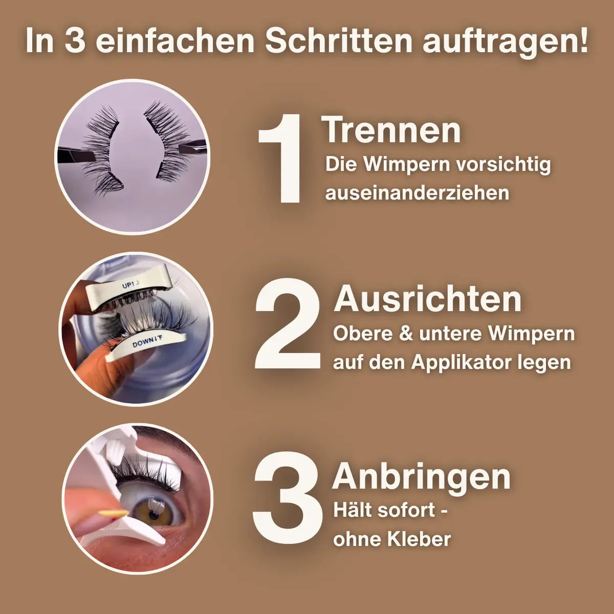 Lashéa™ PureMag Lashes – Magnetische Wimpern ohne Kleber [1+1 GRATIS]