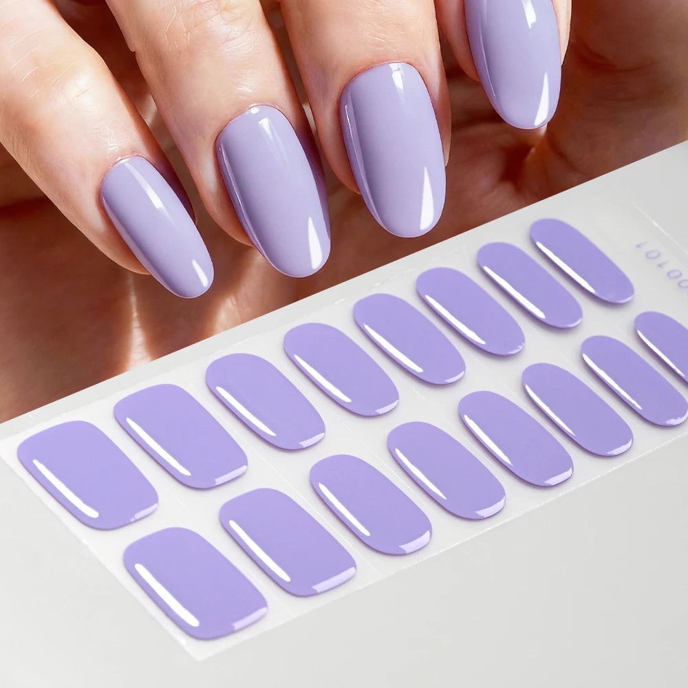 GlowGlam™ UV Gel Nail Wraps – Salon-Perfektion in Minuten (inklusive kostenloser LED-Lampe)