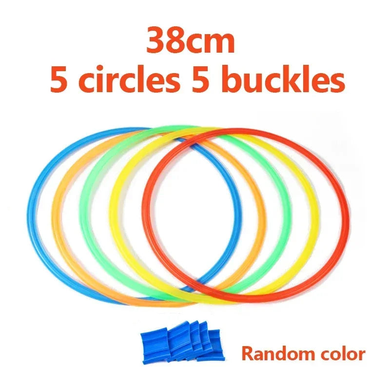 Outdoor Kinder Lattice Jump Ring Set – 10 Reifen & 10 Verbinder für Spaß
