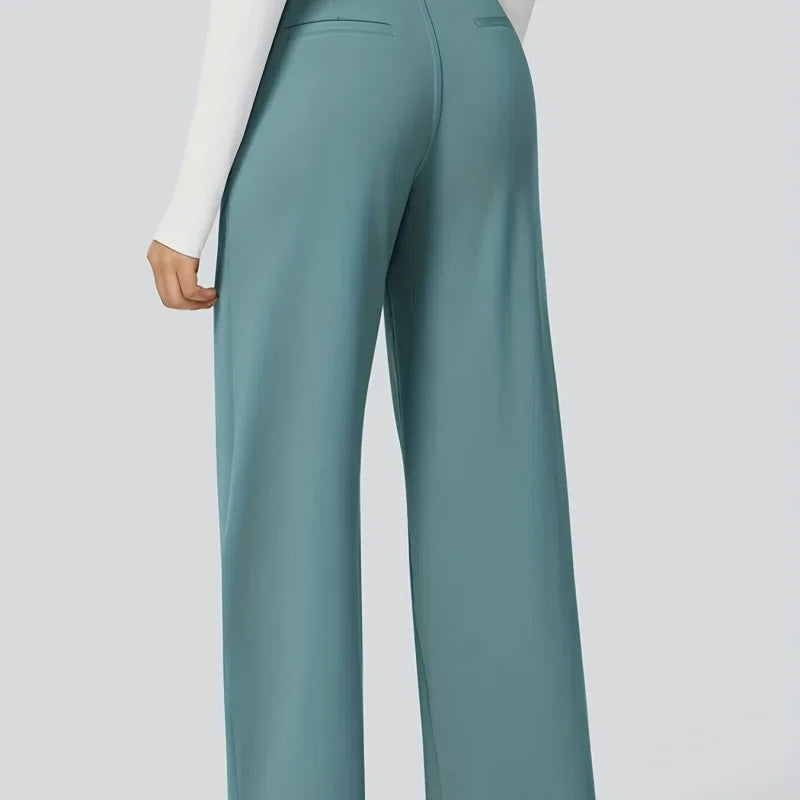 Élégance Flow™ High-Waist Tailored Pants – Mühelose Eleganz trifft Komfort