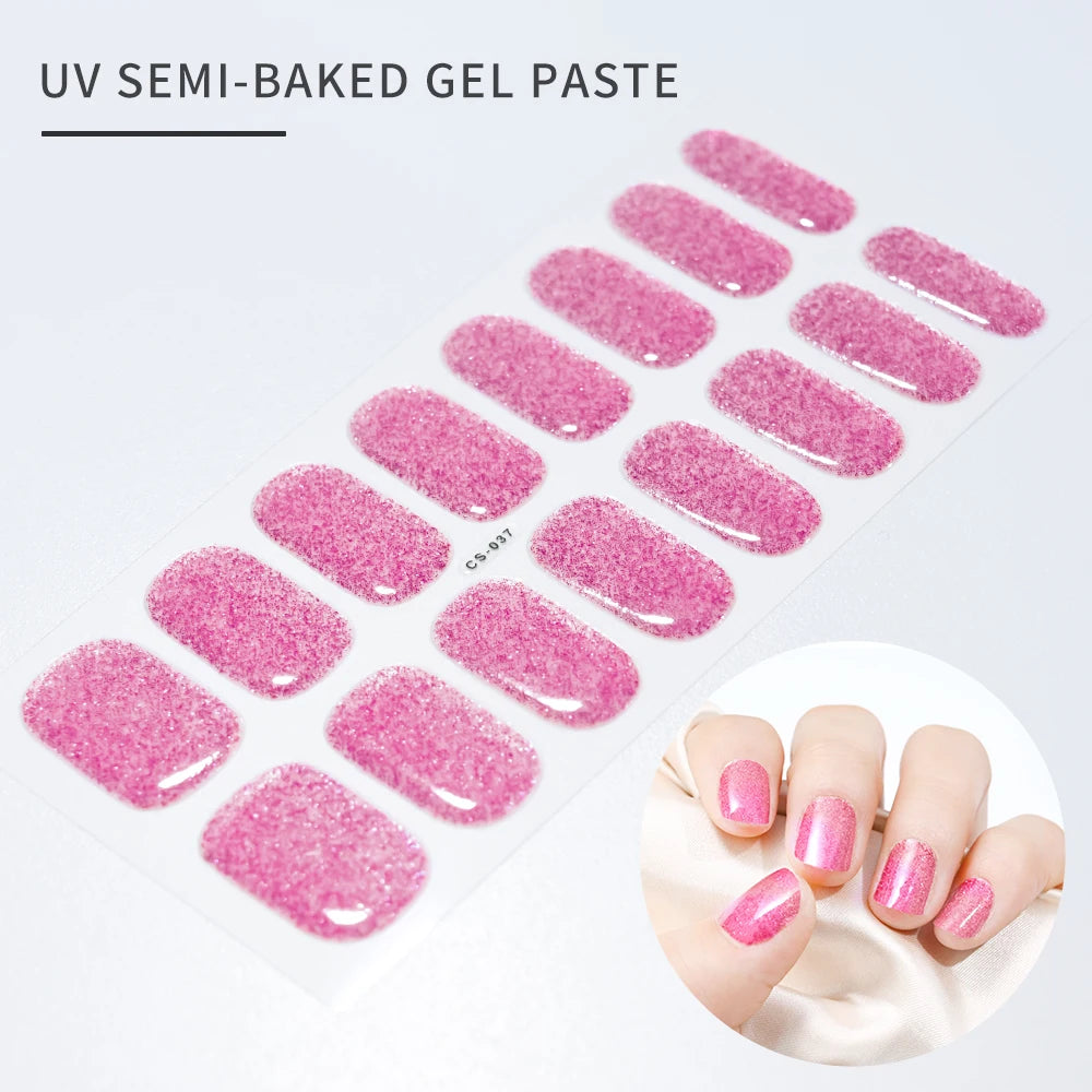GlowGlam™ UV Gel Nail Wraps – Salon-Perfektion in Minuten (inklusive kostenloser LED-Lampe)