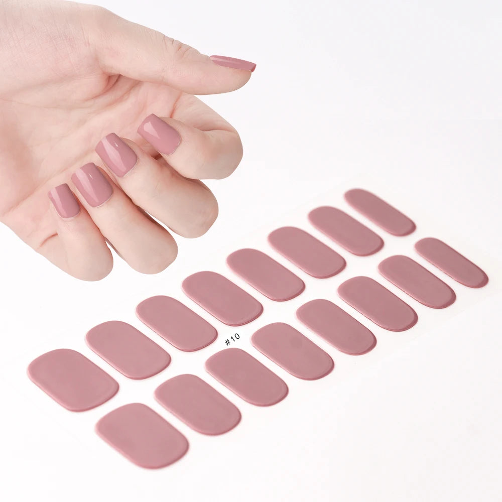 GlowGlam™ UV Gel Nail Wraps – Salon-Perfektion in Minuten (inklusive kostenloser LED-Lampe)