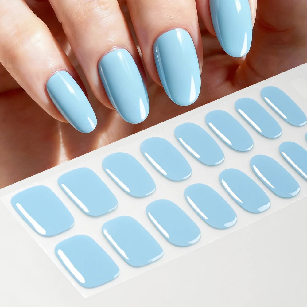 GlowGlam™ UV Gel Nail Wraps – Salon-Perfektion in Minuten (inklusive kostenloser LED-Lampe)