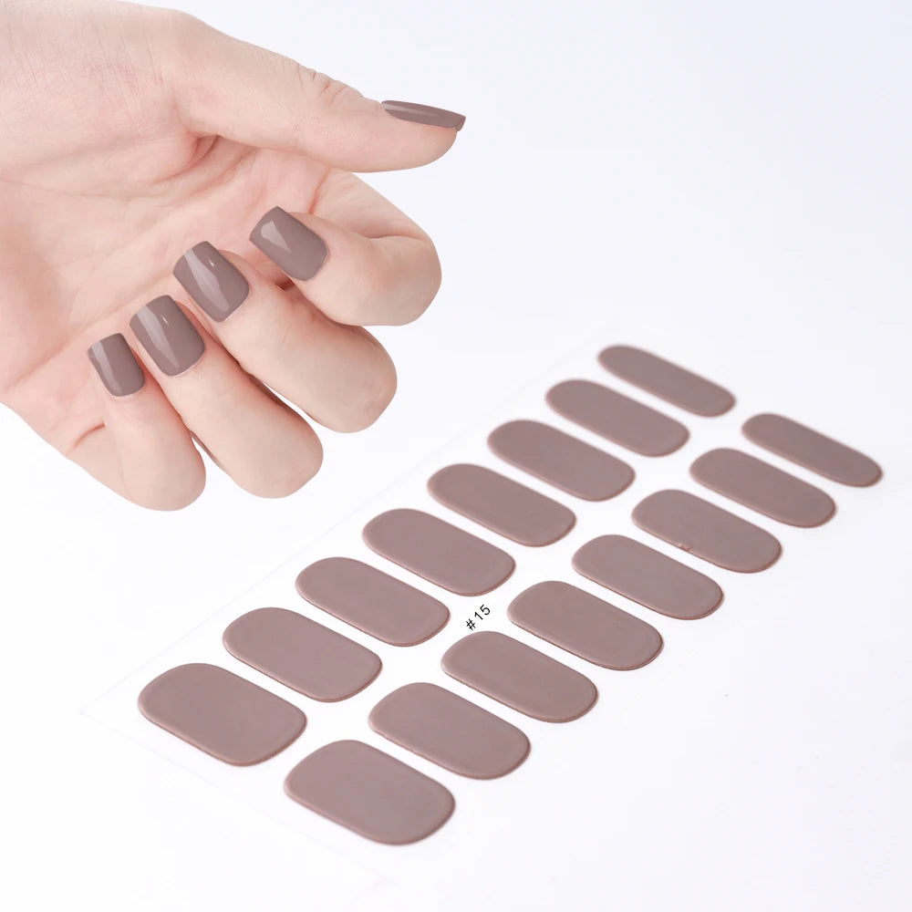 GlowGlam™ UV Gel Nail Wraps – Salon-Perfektion in Minuten (inklusive kostenloser LED-Lampe)
