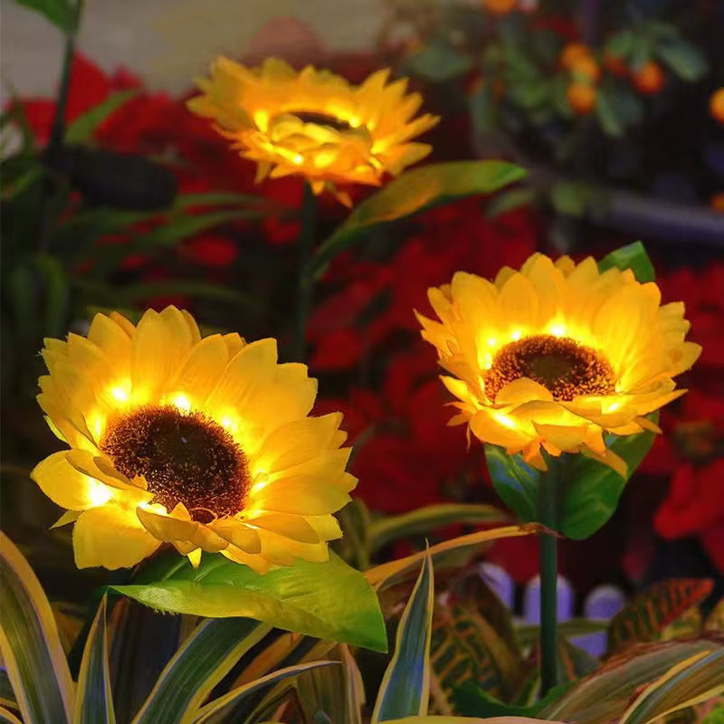 Solar LED Sonnenblumen Gartenlichter | Nur Heute 50% RABATT!🌻
