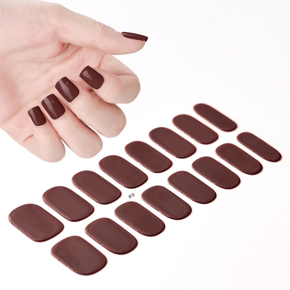 GlowGlam™ UV Gel Nail Wraps – Salon-Perfektion in Minuten (inklusive kostenloser LED-Lampe)