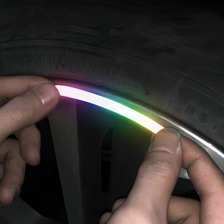 10 + 10 GRATIS | WheelReflect™ Reflektierende Felgenaufkleber