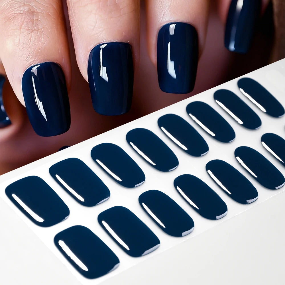 GlowGlam™ UV Gel Nail Wraps – Salon-Perfektion in Minuten (inklusive kostenloser LED-Lampe)