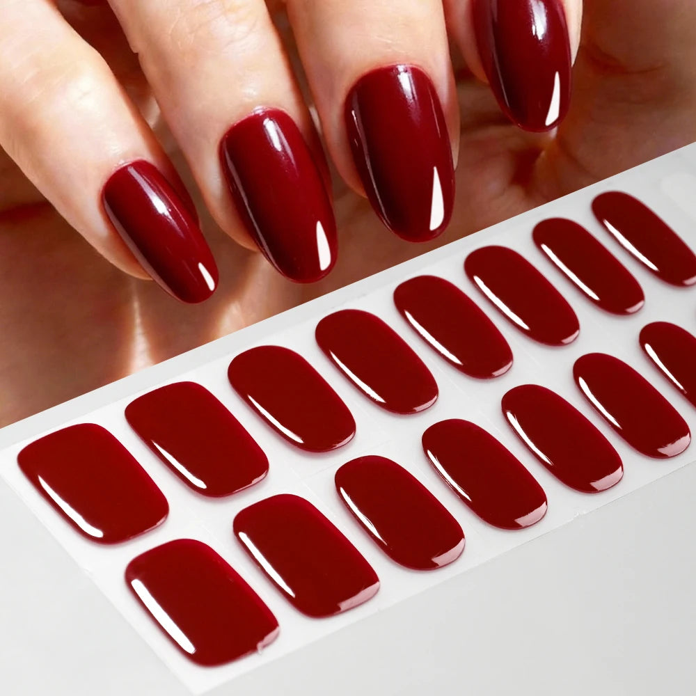 GlowGlam™ UV Gel Nail Wraps – Salon-Perfektion in Minuten (inklusive kostenloser LED-Lampe)