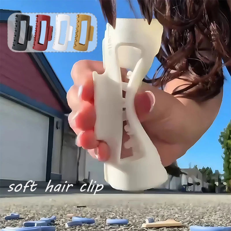 SilkyGrip SharkClip™ - Flexible Silikon-Haarklammer mit starkem Halt | 1+1 GRATIS