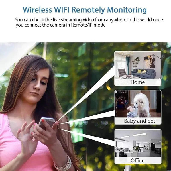 NanoVision™ Mini-Sicherheitskamera – maximale Sicherheit, ganz ohne WLAN-Zwang