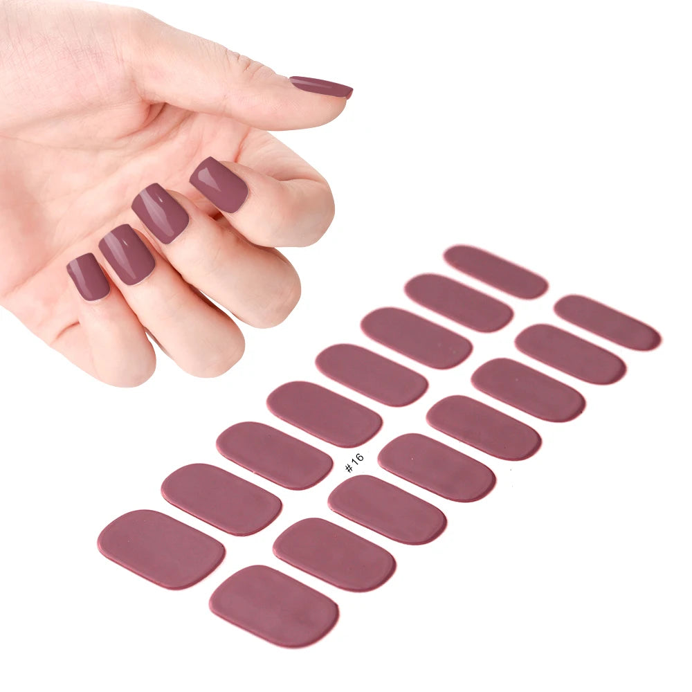 GlowGlam™ UV Gel Nail Wraps – Salon-Perfektion in Minuten (inklusive kostenloser LED-Lampe)