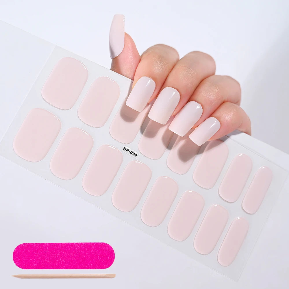 GlowGlam™ UV Gel Nail Wraps – Salon-Perfektion in Minuten (inklusive kostenloser LED-Lampe)