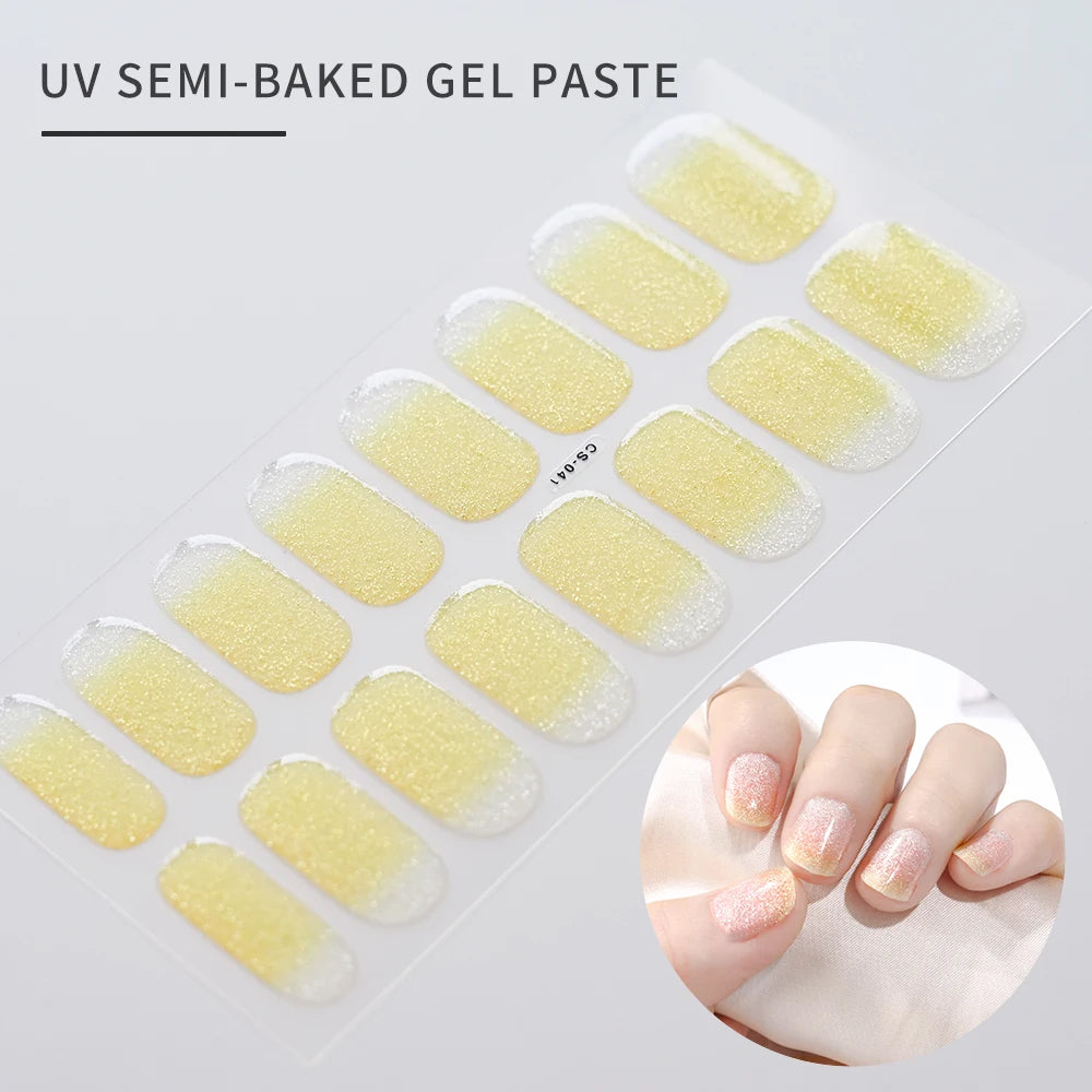 GlowGlam™ UV Gel Nail Wraps – Salon-Perfektion in Minuten (inklusive kostenloser LED-Lampe)