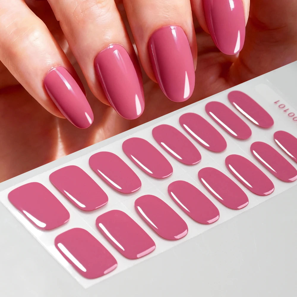 GlowGlam™ UV Gel Nail Wraps – Salon-Perfektion in Minuten (inklusive kostenloser LED-Lampe)