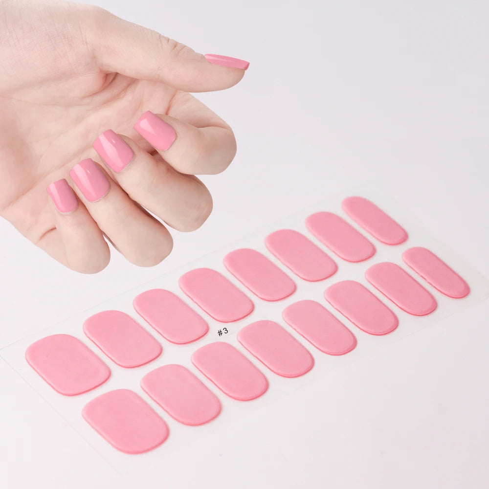 GlowGlam™ UV Gel Nail Wraps – Salon-Perfektion in Minuten (inklusive kostenloser LED-Lampe)