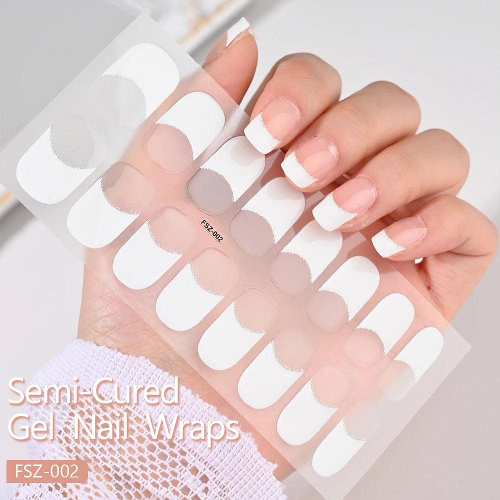 GlowGlam™ UV Gel Nail Wraps – Salon-Perfektion in Minuten (inklusive kostenloser LED-Lampe)