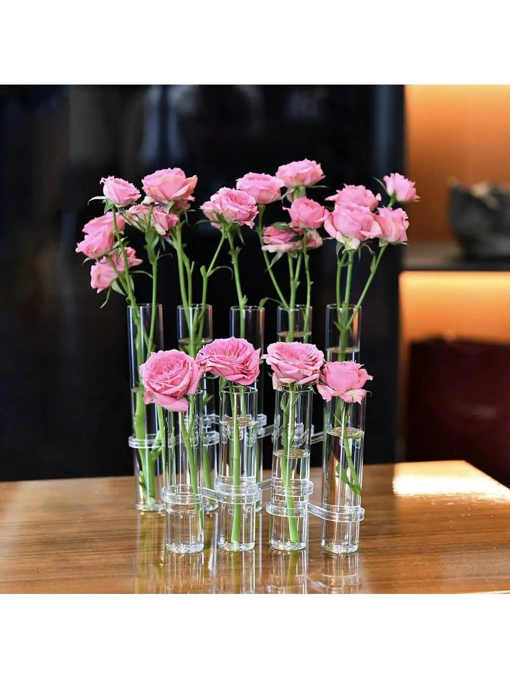 FlexiFlora – Modulare Kristallglas-Vase mit Scharnierdesign