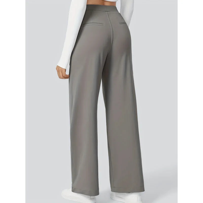 Élégance Flow™ High-Waist Tailored Pants – Mühelose Eleganz trifft Komfort