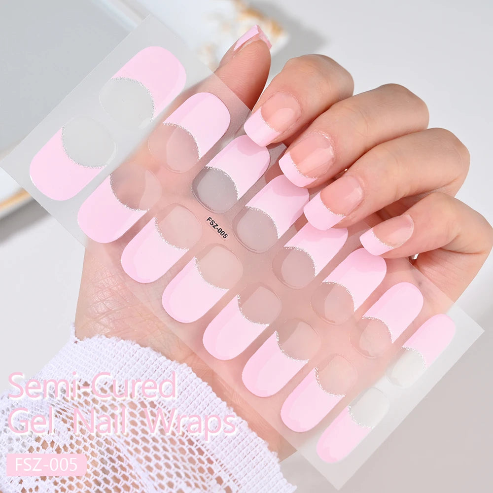 GlowGlam™ UV Gel Nail Wraps – Salon-Perfektion in Minuten (inklusive kostenloser LED-Lampe)