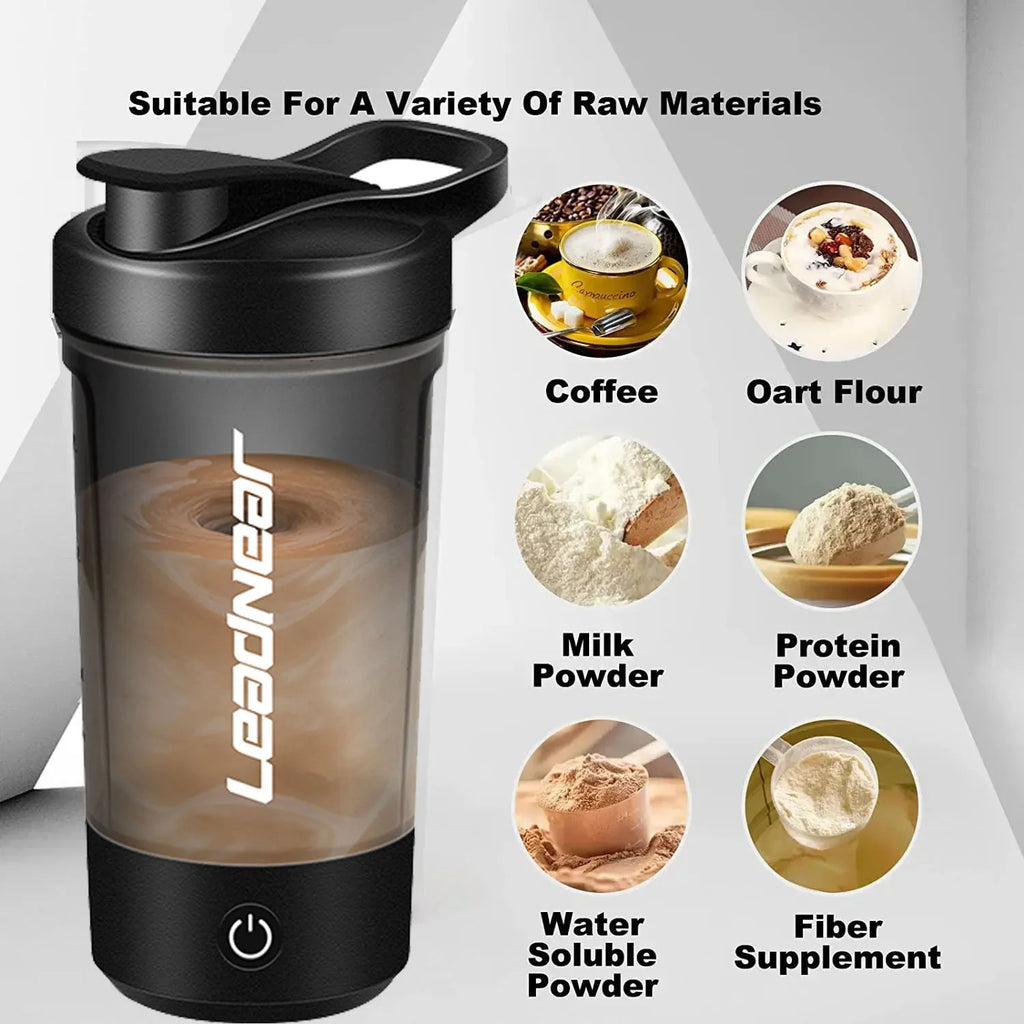 ShakeGo™ PowerCup – Tragbarer elektrischer Mixer & Protein-Shaker