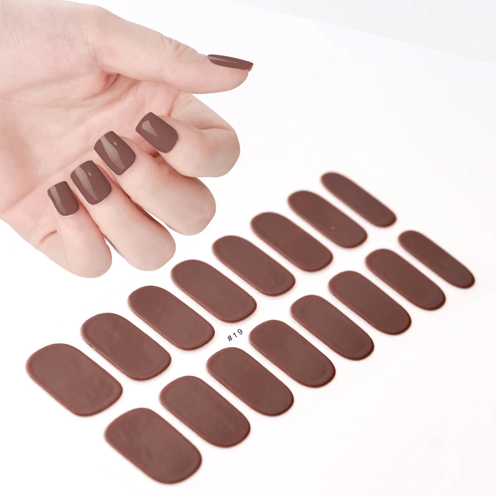 GlowGlam™ UV Gel Nail Wraps – Salon-Perfektion in Minuten (inklusive kostenloser LED-Lampe)