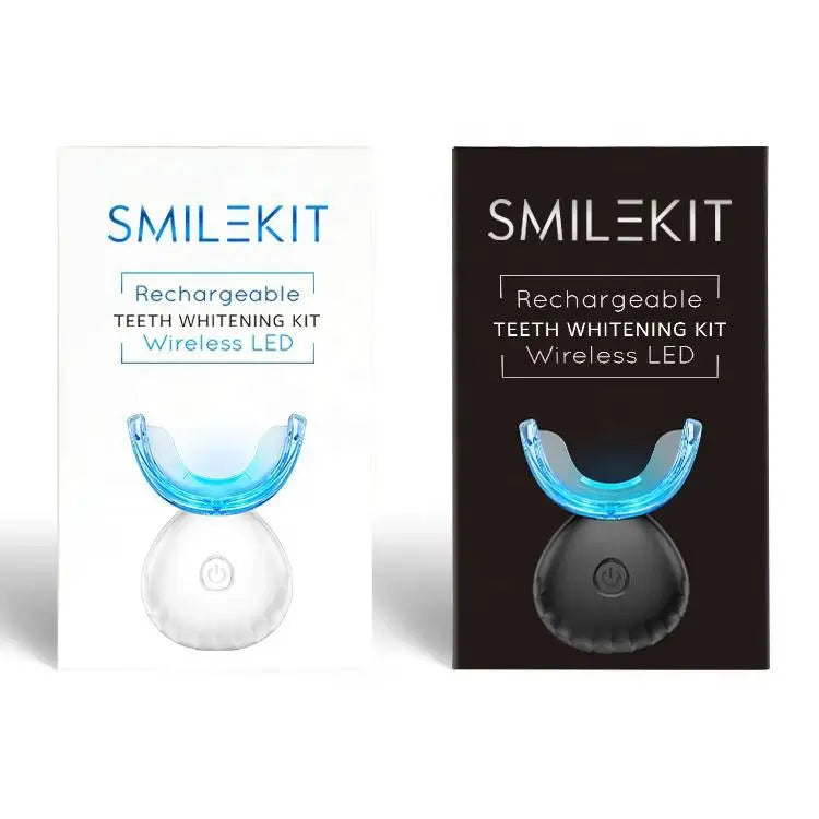 Wireless LED Teeth Whitening Kit - Complete Oral Care Set