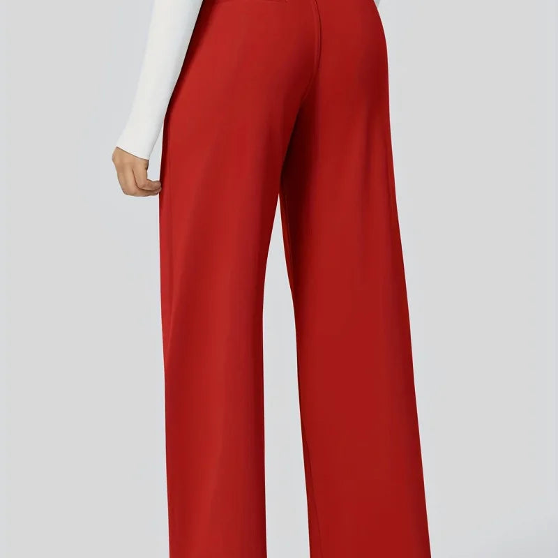 Élégance Flow™ High-Waist Tailored Pants – Mühelose Eleganz trifft Komfort