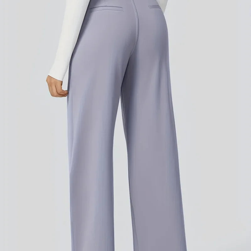 Élégance Flow™ High-Waist Tailored Pants – Mühelose Eleganz trifft Komfort