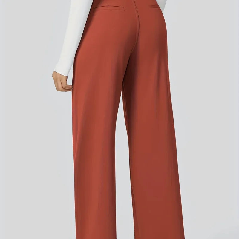 Élégance Flow™ High-Waist Tailored Pants – Mühelose Eleganz trifft Komfort