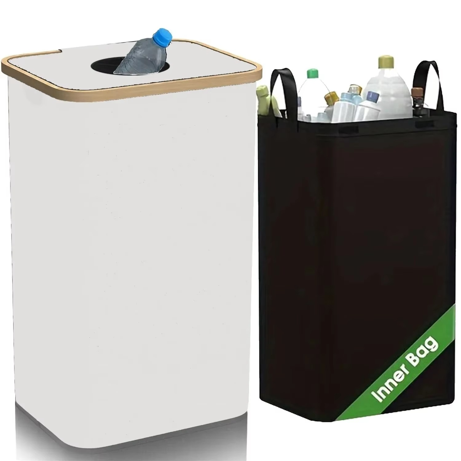EcoFold™ – Die stilvolle, faltbare Recycling-Station für ein ordentliches & nachhaltiges Zuhause