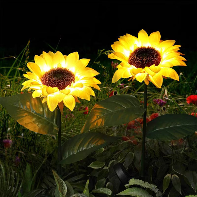 Solar LED Sonnenblumen Gartenlichter | Nur Heute 50% RABATT!🌻